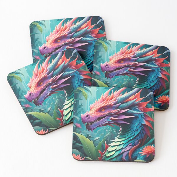 Item preview, Dynamic Dragon Design with Stunning Colors designed and sold by GrizzlyCollective.