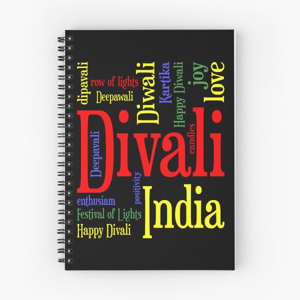 Item preview, Festival Of Lights Diwali Word Collage designed and sold by taiche.