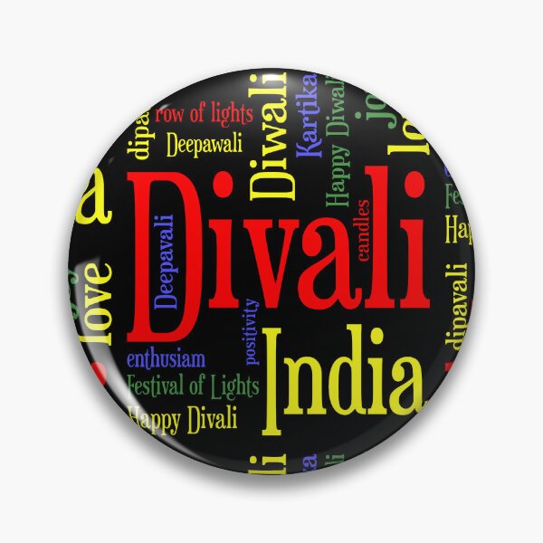 Item preview, Festival Of Lights Diwali Word Collage designed and sold by taiche.