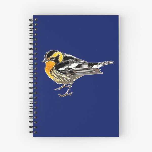 Item preview, Blackburnian Warbler White Alternate Design  designed and sold by designsasstultd.