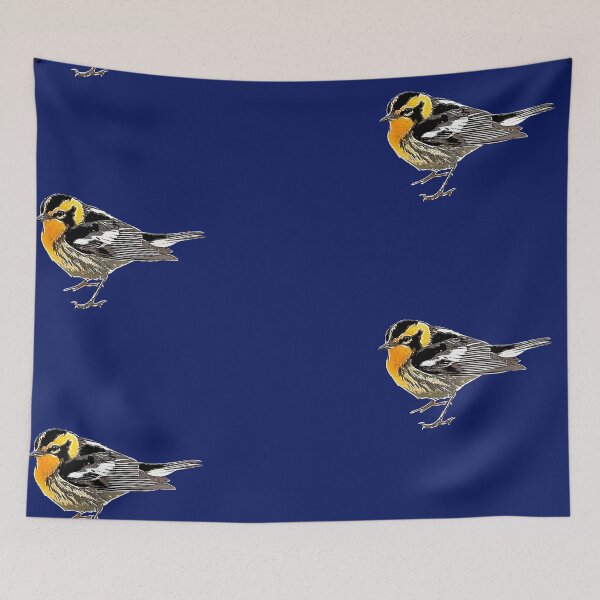 Item preview, Blackburnian Warbler White Alternate Design  designed and sold by designsasstultd.