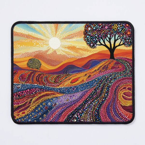 Item preview, Aboriginal Inspired Dot Art - Perfect Day designed and sold by GrinGalore.