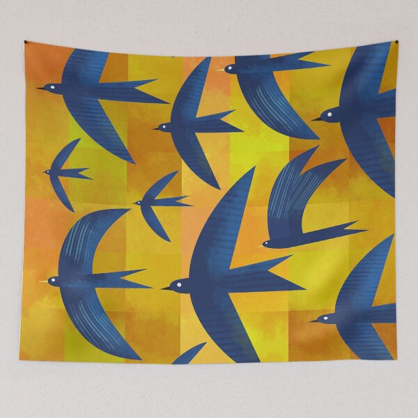 Item preview, Swallows Migrating South designed and sold by Andrew  Hitchen.