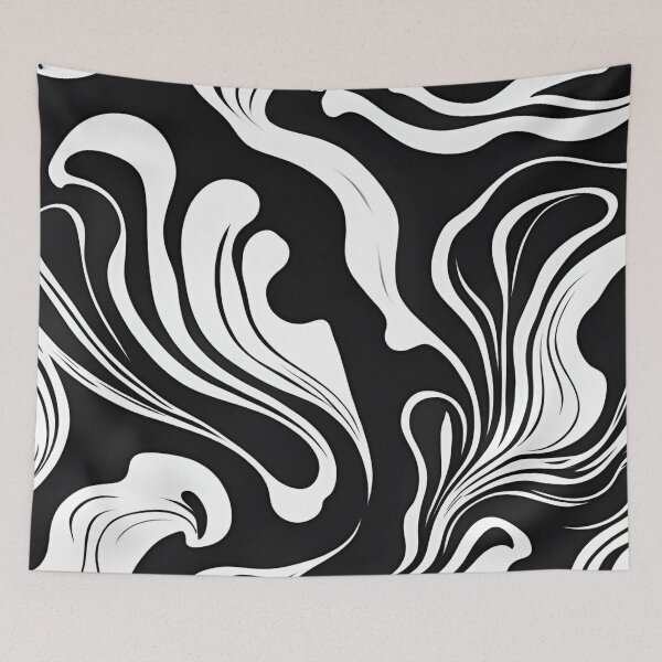 Item preview, Dynamic Black Ink Spill Art designed and sold by Have Mercy.