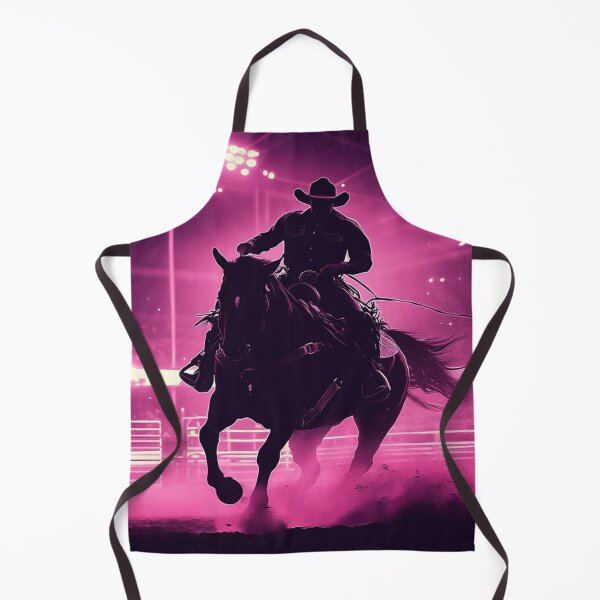 Item preview, Horse and rider rodeo bucking bronco monochrome silhoutte Active Outdoors Inspired Art designed and sold by CDC40.