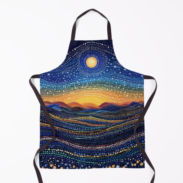 Item preview, Aboriginal Inspired Dot Art - Perfect Night designed and sold by GrinGalore.