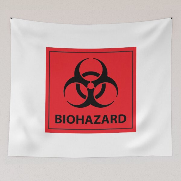 Item preview, Biohazard Warning Label - Toxic Chemical designed and sold by PixVib.