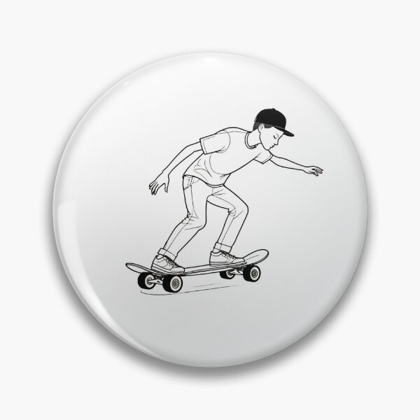 Item preview, Skateboard man designed and sold by retratosChulis.