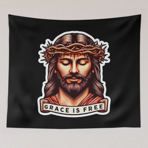 Item preview, Grace Is Free designed and sold by plushism.