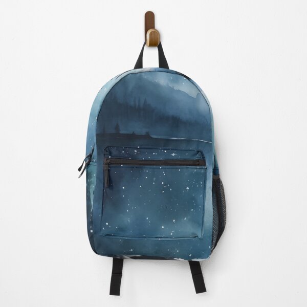 Item preview, A Dark Landscape Painting ,Starry night, galaxy view designed and sold by Lightweav.