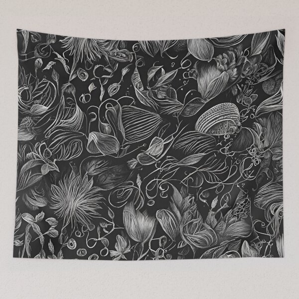 Item preview, Hand-Drawn Black Doodle Art designed and sold by Have Mercy.