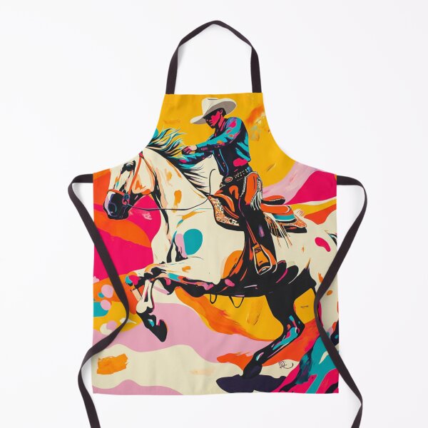 Item preview, Horse and rider rodeo psychedelic Active Outdoors Inspired  designed and sold by CDC40.