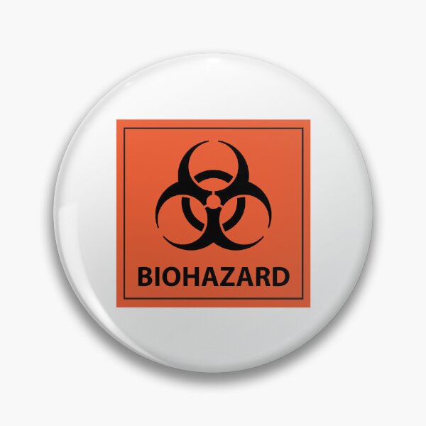 Item preview, Biohazard Warning Label designed and sold by PixVib.