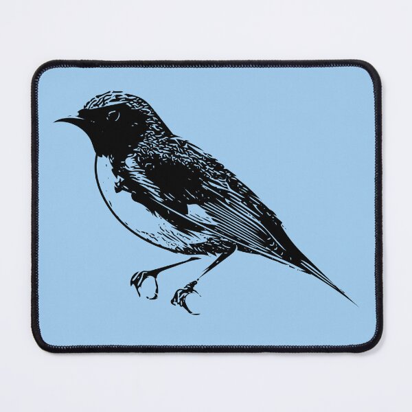 Item preview, Black-throated Blue Warbler Black Design  designed and sold by designsasstultd.