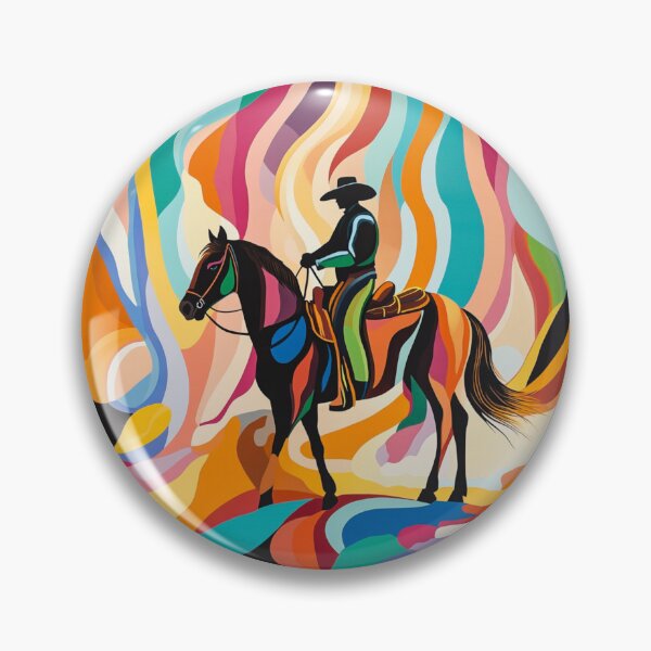 Artikelvorschau, Pferd und Reiter Rodeo psychedelisch Aktiv Outdoor Inspiriert entworfen und verkauft von CDC40.