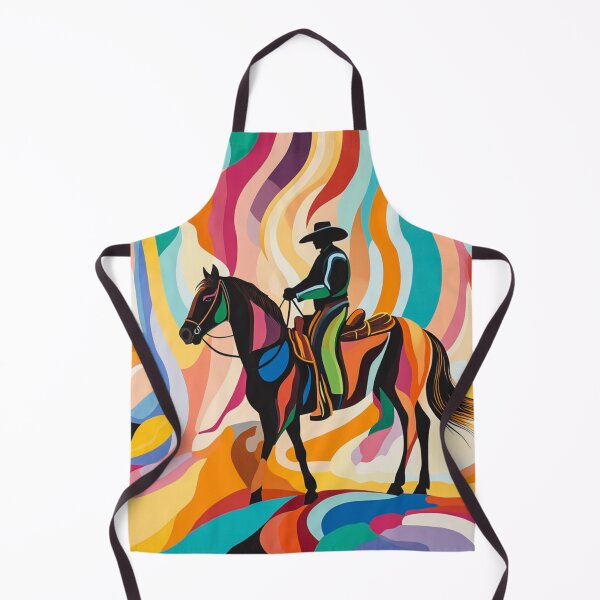 Item preview, Horse and rider rodeo psychedelic Active Outdoors Inspired  designed and sold by CDC40.