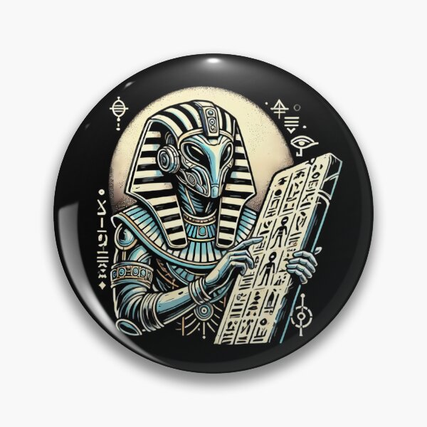 Artikelvorschau, Cyber-Pharao der Zukunft entworfen und verkauft von Linework Studio.