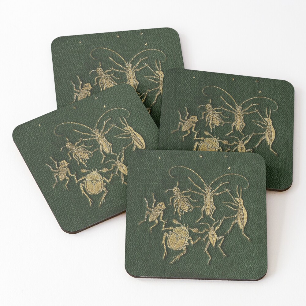 Item preview, Coasters (Set of 4) designed and sold by bluespecsstudio.