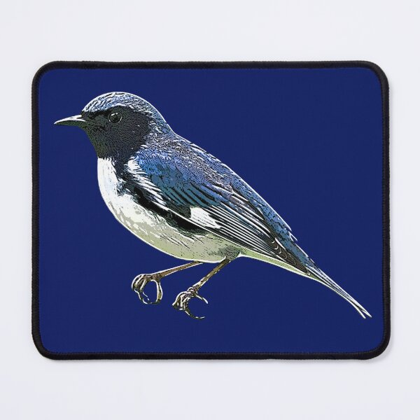 Item preview, Black-throated Blue Warbler White Alternate Design  designed and sold by designsasstultd.