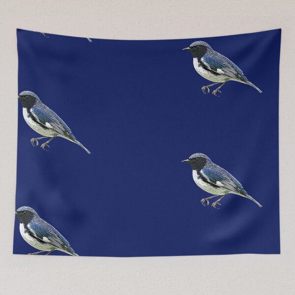 Item preview, Black-throated Blue Warbler White Alternate Design  designed and sold by designsasstultd.
