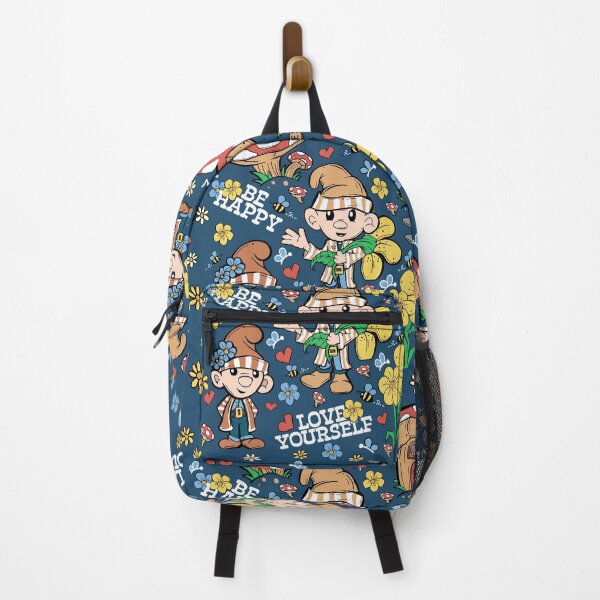 Item preview, Cute Gnome Seamless Pattern Navy Blue BG designed and sold by Jessica Erin.