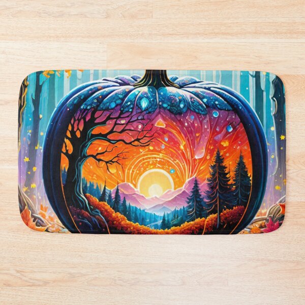 Item preview, Vibrant Halloween Pumpkin with Striking Colors designed and sold by GrizzlyCollective.