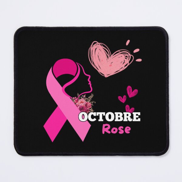 Aperçu de l'œuvre Ruban rose octobre pour la sensibilisation au cancer du sein pour les femmes créée et vendue par ELK20.