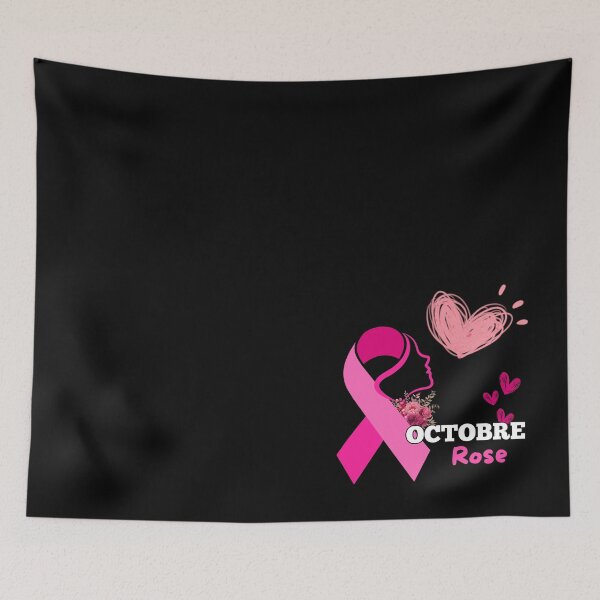 Item preview, Ruban rose octobre pour la sensibilisation au cancer du sein pour femmes designed and sold by ELK20.