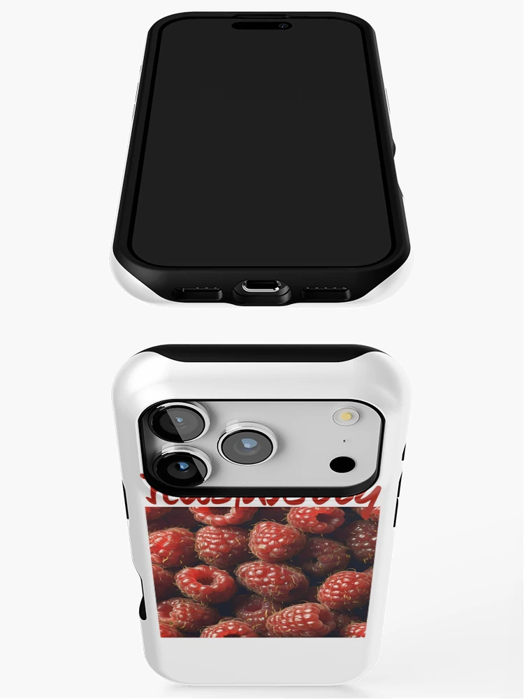 Thumbnail 3 of 4, iPhone Case, Raspberry designed and sold by Designfs.