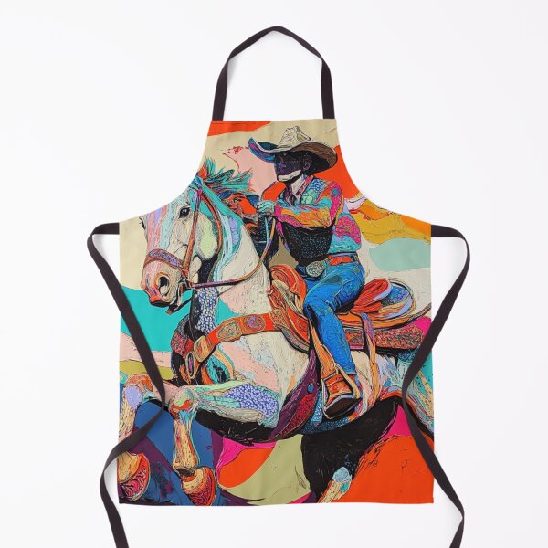 Item preview,  Horse and rider rodeo psychedelic Active Outdoors Inspired  designed and sold by CDC40.