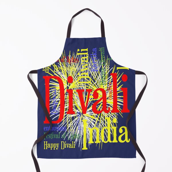 Item preview, Festival Of Lights Diwali Firework Word Collage designed and sold by taiche.