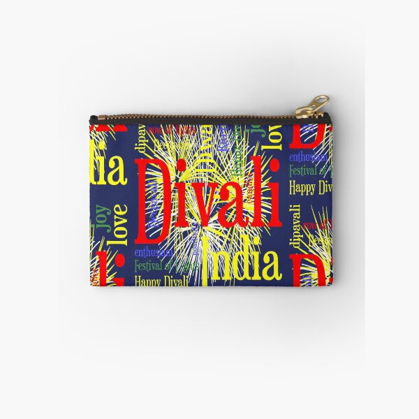 Item preview, Festival Of Lights Diwali Firework Word Collage designed and sold by taiche.