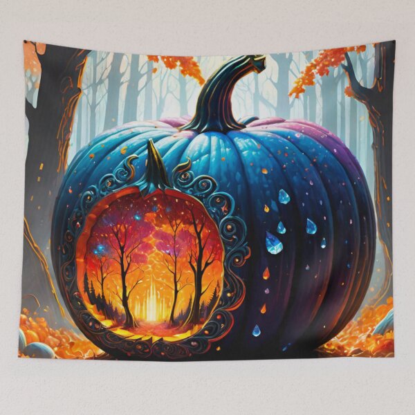 Item preview, Colorful Halloween Pumpkin for Festive Vibes designed and sold by GrizzlyCollective.