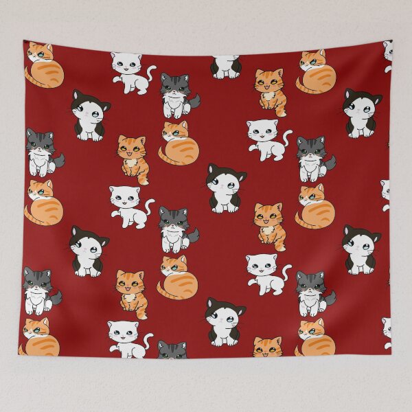 Item preview, Kawaii funny cats for cat lovers designed and sold by NaiBalin.