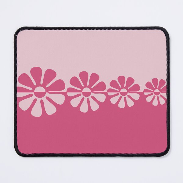 Item preview, 1960's Bold Retro Mod Flowers in Pink designed and sold by MellowCat.