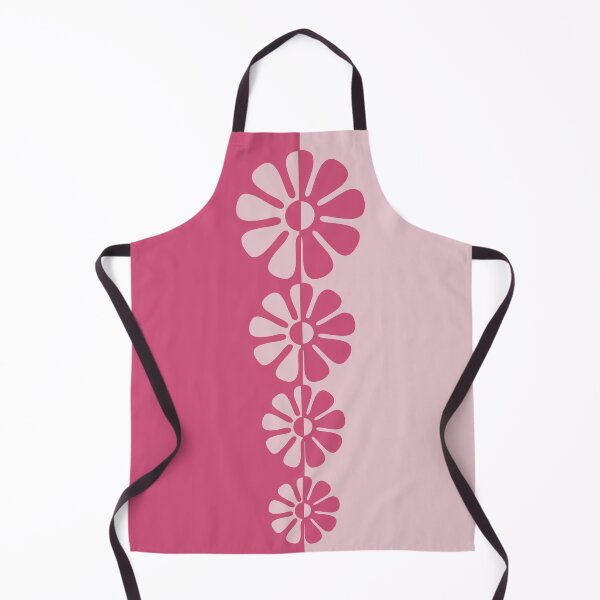 Item preview, 1960's Bold Retro Mod Flowers in Pink designed and sold by MellowCat.