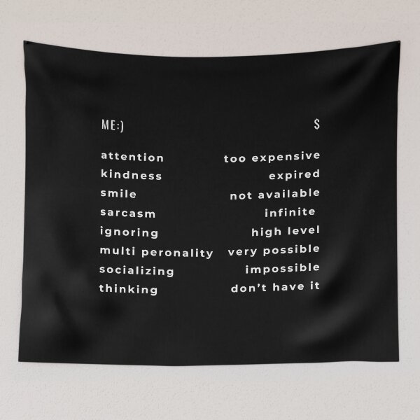 Item preview, Me Pricing Menu Funny Ironic Gifts  designed and sold by PientkaArt.