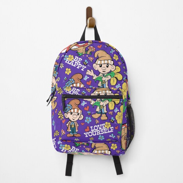 Item preview, Cute Gnome Seamless Pattern Purple BG designed and sold by Jessica Erin.