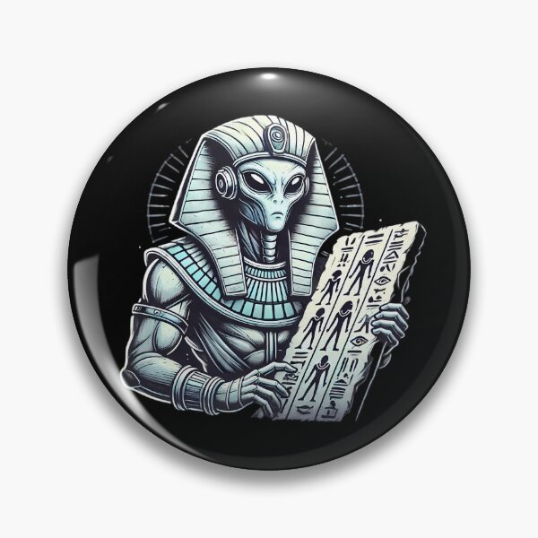 Item preview, Alien Pharaoh Decoding Ancient Secrets. designed and sold by Linework Studio.