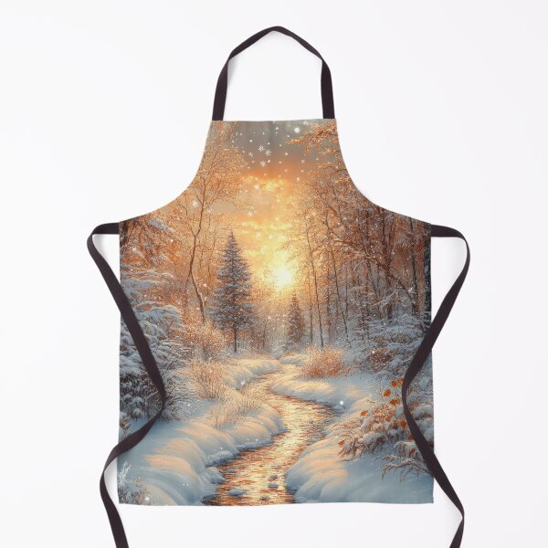 Item preview, Enchanted Winter Forest at Sunset designed and sold by MargaretWiktor.