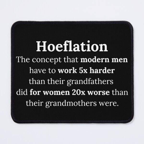 Item preview, Hoeflation is... - white text designed and sold by TheKnightWriter.