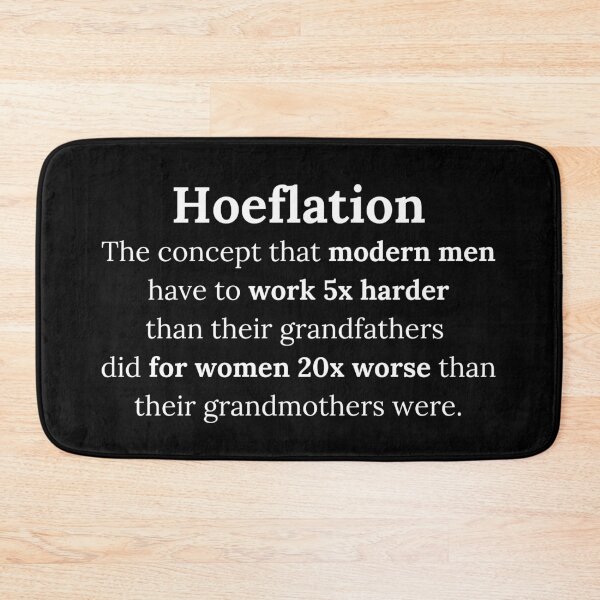 Item preview, Hoeflation is... - white text designed and sold by TheKnightWriter.