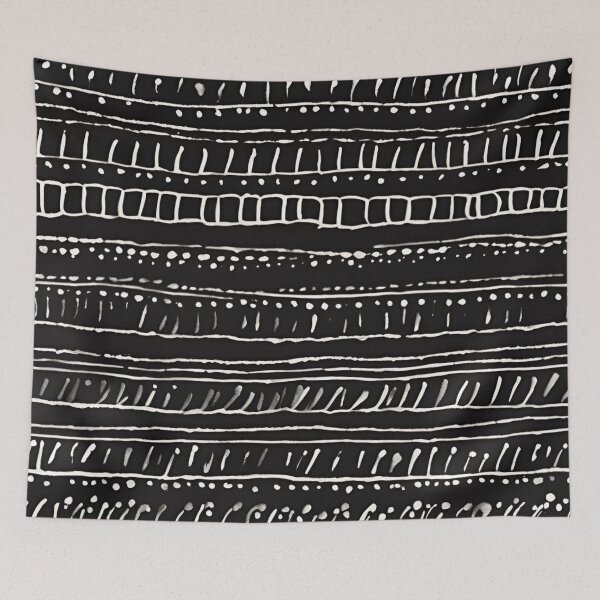 Item preview, Imperfect Black Calligraphy Strokes designed and sold by Have Mercy.