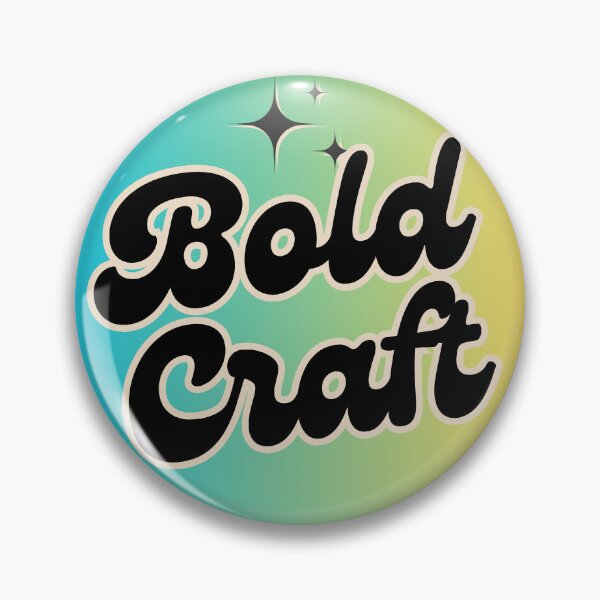 Item preview, Bold Craft - Retro Style Sticker designed and sold by B9brands.