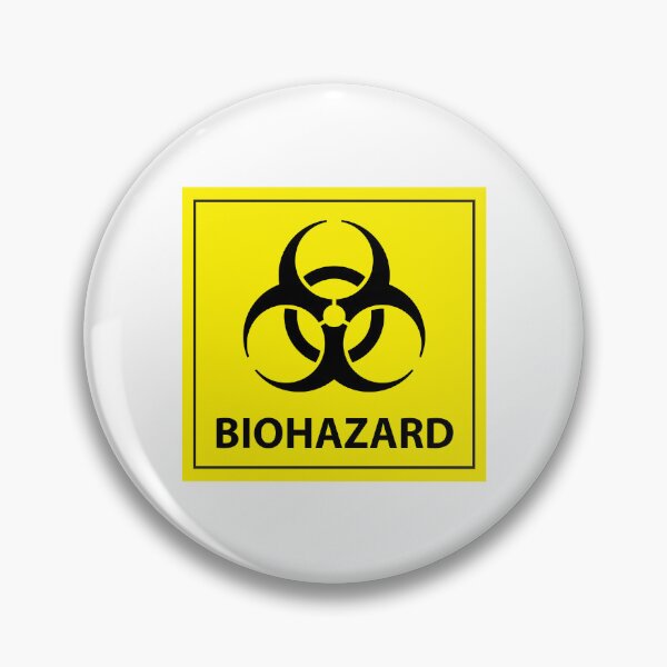 Item preview, Biohazard Warning Label designed and sold by PixVib.
