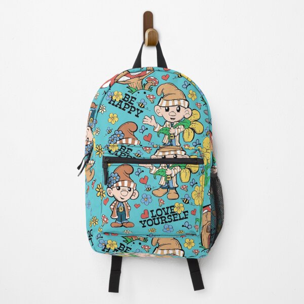 Item preview, Cute Gnome Seamless Pattern Light Blue BG designed and sold by Jessica Erin.