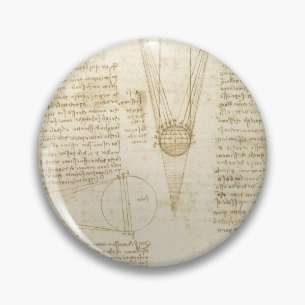 Item preview, Leonardo da Vinci, Notes on Spherical Mathematics designed and sold by HighIQHistory.