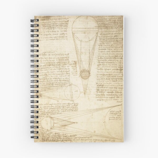 Item preview, Leonardo da Vinci, Notes on Spherical Mathematics designed and sold by HighIQHistory.