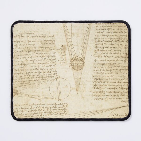 Item preview, Leonardo da Vinci, Notes on Spherical Mathematics designed and sold by HighIQHistory.