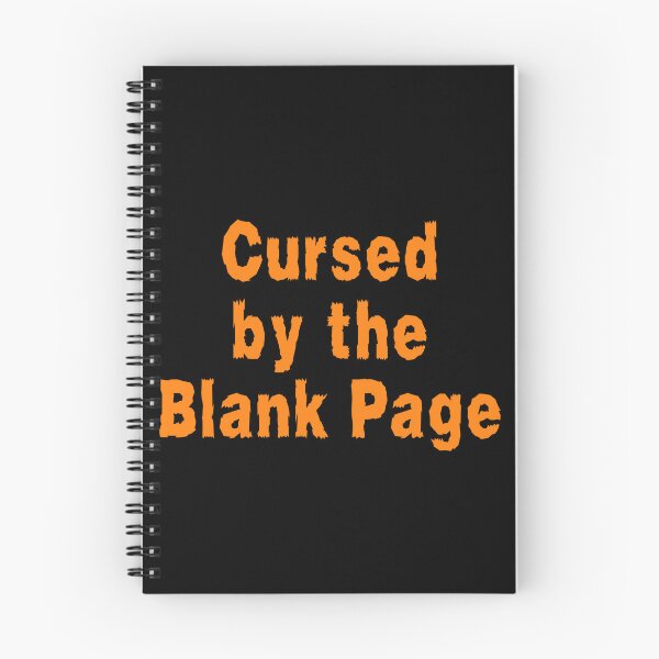 Item preview, Cursed by the Blank Page designed and sold by TheKnightWriter.
